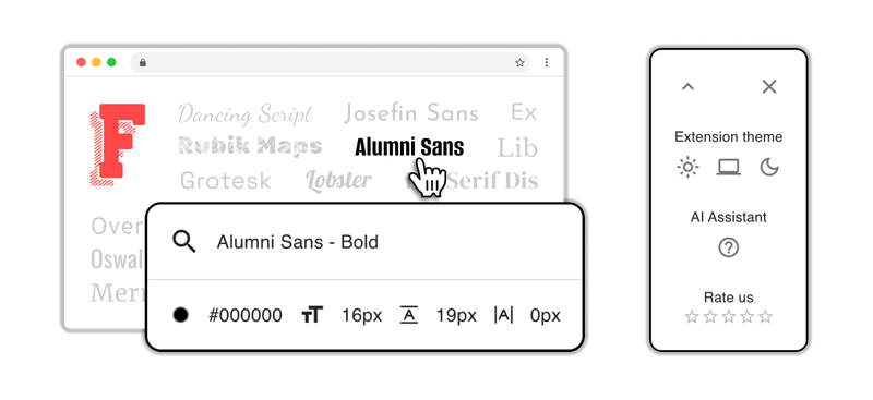 FontFinder Chrome Extension for Identifying Fonts on Any Website